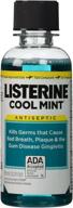 🧴 travel size listerine cool mint antiseptic mouthwash - pack of 6 (3.2 oz) logo