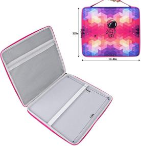 img 1 attached to Durable Travel Storage Case for Crayola Light-up Tracing Pad - Large Capacity for Pencils, Sheets & Accessories (CASE ONLY)