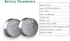 img 2 attached to 🔋 20-Pack Beidongli LR44 Batteries AG13 357 High Capacity 1.5V Button Coin Cell Battery