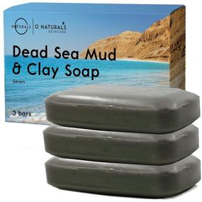 img 4 attached to 🧼 O Naturals Psoriasis 3 Pack: Dead Sea Mud & Clay Natural Bar Soap for Acne, Eczema, and Exfoliation - Best Detox for Face, Body, and Scalp. All Skin Types, Organic, Vegan - 12oz Total