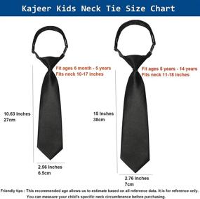 img 2 attached to Ties Kids Boys Necktie Adjustable Boys' Accessories : Neckties