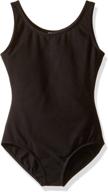 🩰 capezio girls classic high-neck tank leotard: a timeless essential for dance логотип