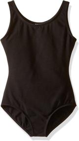 img 1 attached to 🩰 Capezio Girls Classic High-Neck Tank Leotard: A Timeless Essential for Dance