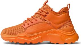 img 3 attached to 👟 XIDISO Men's Lightweight Sneakers: Breathable Walking Shoes and Fashionable Sneakers for Extra Comfort