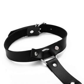 img 1 attached to 👗 Victray Leather Waist Chain Belt: Stylish Black Leg Chains for Fashionable Women and Girls