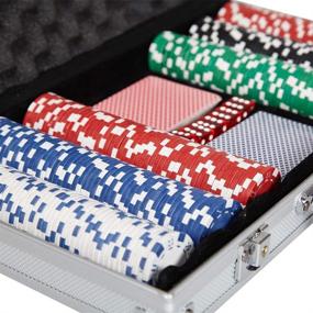 img 2 attached to LOCKYOUNG 200PCS/300PCS Poker Chips Set with Aluminum Case - Ideal for Texas Holdem, Blackjack, and Gambling