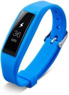 🔵 blue v.one waterproof silicone fitbit alta accessory bands - fashionable wristband sport band, strap bracelet replacement watchbands for fitbit alta fitness tracker logo