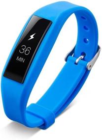 img 2 attached to 🔵 Blue V.one Waterproof Silicone Fitbit Alta Accessory Bands - Fashionable Wristband Sport Band, Strap Bracelet Replacement Watchbands for Fitbit Alta Fitness Tracker