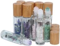 enhance well-being with gemstone rollerball crystal bottles essential logo