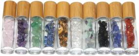 img 1 attached to Enhance Well-being with Gemstone Rollerball Crystal Bottles Essential