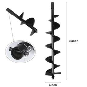 img 3 attached to 🌱 Efficient HiSun Digger Auger: Optimize Your Garden with Spiral Planting Power