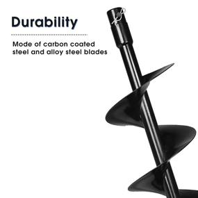 img 1 attached to 🌱 Efficient HiSun Digger Auger: Optimize Your Garden with Spiral Planting Power