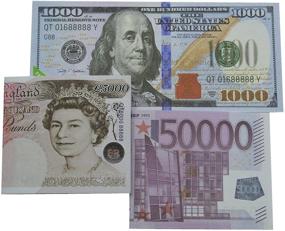 img 3 attached to 👻 Funeral Joss Paper - 240 Piece Ancestor Money Heaven Bank Notes Ghost Money U.S. Dollar (US$1000) GBP (£5000) Euro (€50000) to Strengthen Ancestor Connection, Enhance Good Fortune