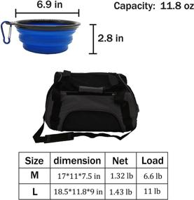 img 2 attached to Carrier Carrying Outdoor Collapsible Feeding