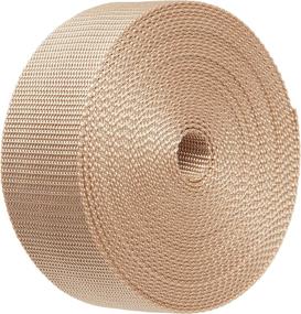 img 2 attached to 🔧 SEO-Optimized: Heavyweight Poly Strapworks Webbing - Durable Polypropylene Strapping for Outdoor DIY Gear Repair, 2 Inch x 10 Yards - Khaki