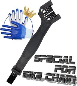 img 4 attached to SEEMEY Bike Chain Brush Bike Chain Cleaner Bike Cleaning Kit Bike Gear Lube Degreaser Cleaning Tool Bicycle Cleaner Kit Park Tool Chain Cleaner Chain Brush For Mountain Road City Hybrid BMX Dirt Bike