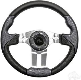 img 1 attached to 🏌️ Optimized RHOX Aviator 5 Golf Cart Steering Wheel