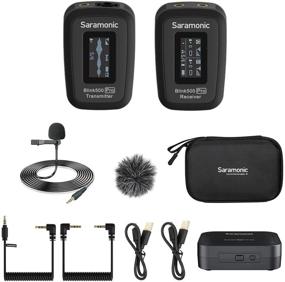 img 4 attached to Saramonic Microphone Headphone Smartphones Computers
