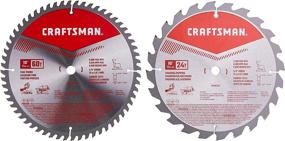 img 2 attached to 🔪 Enhance Precision with CRAFTSMAN 10-Inch Miter Saw Blade Combo Pack (CMAS210CMB)