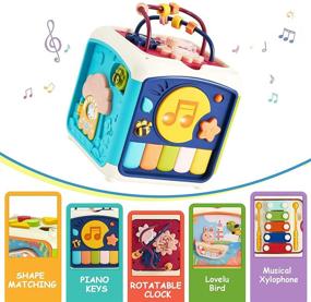 img 1 attached to Multipurpose Activity Musical Sorter Toddler Baby & Toddler Toys