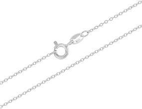 img 1 attached to 👑 Sterling Silver Princess Pendant Necklace: Sparkling Jewelry for Girls