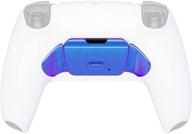 🎮 enhanced chameleon purple blue back button housing shell for ps5 controller - compatible with extremerate rise remap kit (controller & rise remap board not included) логотип