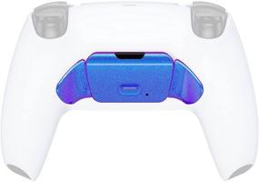 img 4 attached to 🎮 Enhanced Chameleon Purple Blue Back Button Housing Shell for PS5 Controller - Compatible with eXtremerate Rise Remap Kit (Controller & Rise Remap Board NOT Included)