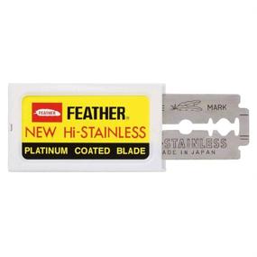 img 4 attached to 🪒 10 Count Feather Double Edge Safety Razor Blades - Enhanced for SEO