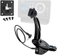 🔌 chargercity dual usb sirius xm satellite radio car truck lighter socket mount w/adjustable tilt & powerconnect cable adapter for onyx plus ezr ez lynx stratus starmate xpress (vehicle dock excluded) logo