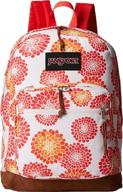 jansport womens expressions peaches zinnia logo