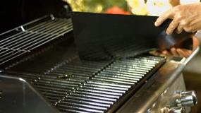 img 1 attached to Professional Chef Caron BBQ Grill Mat - Set of 2, Nonstick and Ultra-Slick, 17" x 13" with Extra Thickness of .25mm