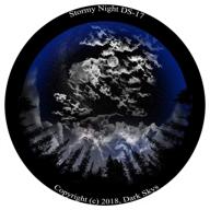 оптимальный опыт наблюдения звёзд с помощью диска "бурная ночь" для домашнего планетария homestar flux. логотип