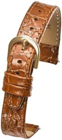 img 4 attached to 🐊 Genuine Leather Watch with Exquisite Crocodile Finish: A Timepiece of Distinction!