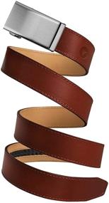 img 1 attached to Mission Belt Grain Italian Leather Men's Accessories in Belts