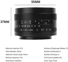 img 2 attached to 7artisans 50mm F1.8 APS-C Manual Fixed Lens for Fuji Cameras - Black: X-A1, X-A10, X-A2, X-A3, X-AT, X-M1, XM2, X-T1, X-T10, X-T2, X-T20, X-Pro1, X-Pro2, X-E1, X-E2, X-E2s