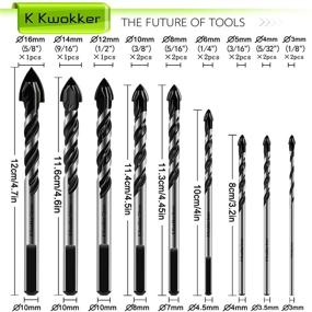 img 3 attached to Kwokker Tungsten Triangle Professional Concrete Product