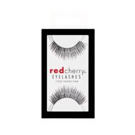 🍒 pack of 6 red cherry #205 false eyelashes (rcl205t) - enhanced seo logo