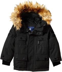 img 2 attached to Stylish and Warm: Rocawear Boys' Heavy Long Parka Jacket