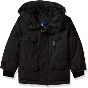 img 1 attached to Stylish and Warm: Rocawear Boys' Heavy Long Parka Jacket