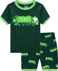 img 4 attached to 👶 Comfortable Family Pajamas Sleepwear for Toddler Boys available at Sleepwear & Robes