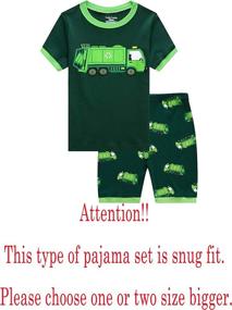 img 3 attached to 👶 Comfortable Family Pajamas Sleepwear for Toddler Boys available at Sleepwear & Robes