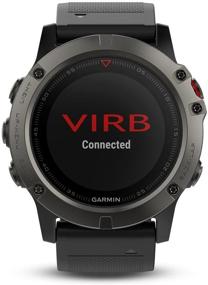 img 3 attached to 🏃 Renewed Garmin Fenix 5X Sapphire - Slate Gray with Black Band: Top Performance at an Unbeatable Price!
