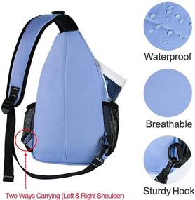 img 1 attached to MOSISO Backpack Multipurpose Crossbody Shoulder Outdoor Recreation and Camping & Hiking