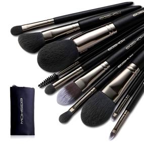 img 4 attached to EIGSHOW Vegan Makeup Brushes: Cruelty-Free 10-Piece Set with Soft Synthetic Bristles for Flawless Application of Foundation, Blush, Contour, and Eyeshadow