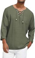 lightweight linen cotton shirt summer men's clothing logo