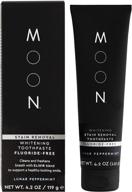 lunar peppermint moon stain removal whitening toothpaste - fluoride free logo