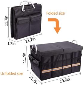 img 3 attached to MEWTOGO Compartments Collapsible Protecting Traveling