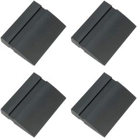 img 4 attached to 🖤 4-Pack Black CARTINTS 2-Inch Silicone Squeegee – Ideal for Glass Cleaning, Vinyl Film Bubbles Removal on Windows, Side Mirrors and Sinks