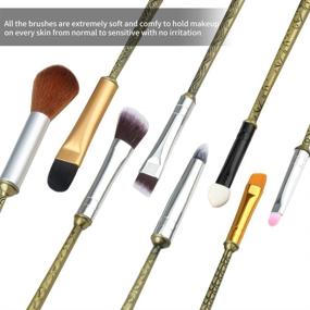 img 2 attached to 💄 Glamorous Game of Eye Makeup Brushes: WeChip 8pcs Set for Flawless Makeup