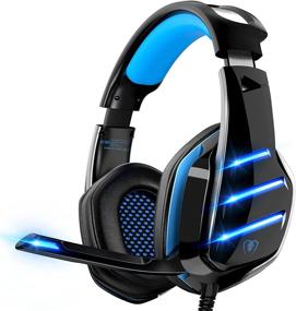 img 4 attached to 🎧 Ultimate Gaming Headset: Enjoy 7.1 Surround Sound on PS5, PS4, Xbox One, PC, Switch, and Laptop with Over-Ear Design & Noise Canceling Mic